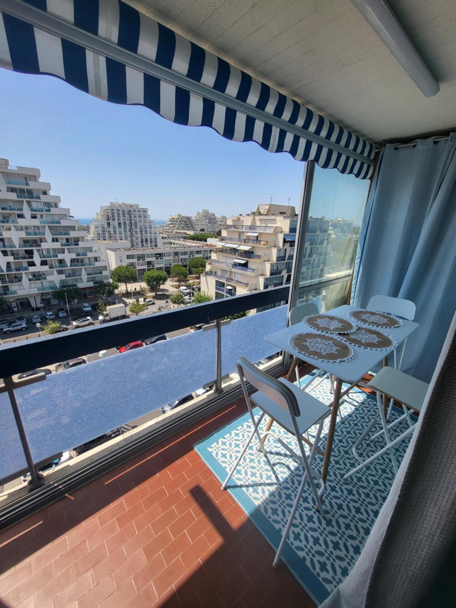 Appartement Lumineux Avec Vue Sur Mer A 50 M De La Plage Et Du Centre La Grande Motte Exteriér fotografie